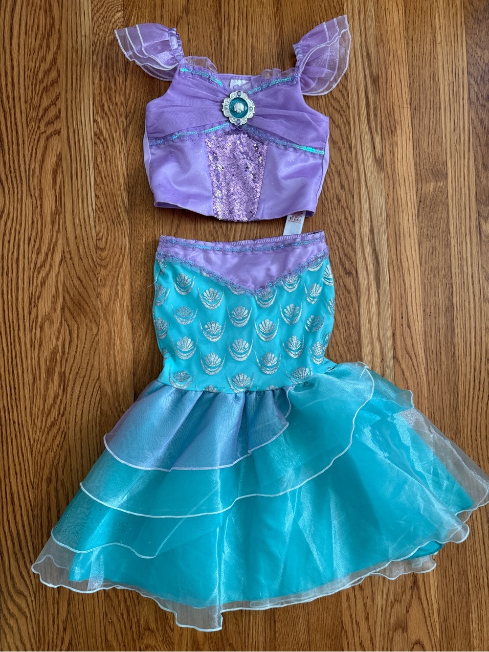 Disney little mermaid Ariel princess costume dress 5/6